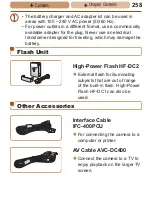 Предварительный просмотр 258 страницы Canon Ixus 132 User Manual