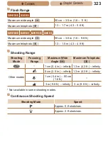 Предварительный просмотр 323 страницы Canon Ixus 132 User Manual