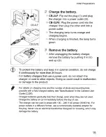 Предварительный просмотр 15 страницы Canon IXUS 135 Getting Started