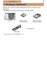 Предварительный просмотр 2 страницы Canon IXUS 145 User Manual