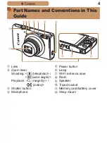 Предварительный просмотр 4 страницы Canon IXUS 160 User Manual