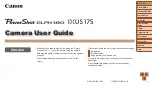 Canon IXUS 175 User Manual preview