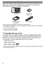 Предварительный просмотр 2 страницы Canon IXUS 180 Getting Started