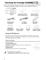 Предварительный просмотр 2 страницы Canon IXUS 210 Getting Started