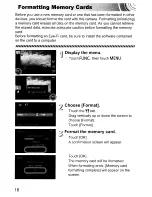 Предварительный просмотр 16 страницы Canon IXUS 210 Getting Started