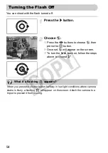 Предварительный просмотр 54 страницы Canon IXUS 220 HS User Manual