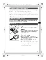 Предварительный просмотр 3 страницы Canon Ixus 240 hs Getting Started