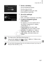 Предварительный просмотр 107 страницы Canon IXUS 245 HS User Manual