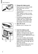 Предварительный просмотр 4 страницы Canon IXUS 275 HS Getting Started