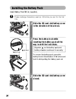 Предварительный просмотр 26 страницы Canon IXUS 30 User Manual