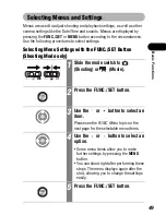 Предварительный просмотр 51 страницы Canon IXUS 30 User Manual