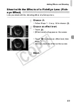 Предварительный просмотр 69 страницы Canon IXUS 310 HS User Manual