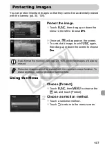 Предварительный просмотр 137 страницы Canon IXUS 310 HS User Manual