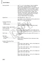 Предварительный просмотр 202 страницы Canon IXUS 310 HS User Manual