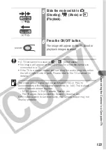 Предварительный просмотр 125 страницы Canon IXUS IXUS i User Manual