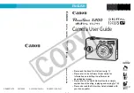 Предварительный просмотр 1 страницы Canon IXUS V2 User Manual