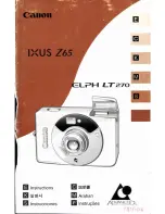 Canon Ixus Z65 Instructions Manual предпросмотр