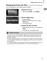 Preview for 21 page of Canon IXUS310HS User Manual