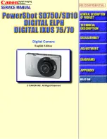 Canon Ixy Digital 90 Service Manual preview