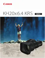 Canon KH20x6.4 KRS Specifications preview