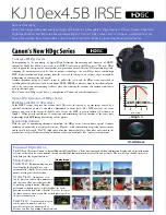 Preview for 2 page of Canon KJ10EX4.5B IRSE Brochure & Specs