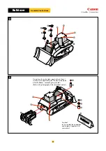 Предварительный просмотр 9 страницы Canon KOMATSU D155AX Assembly Instructions Manual