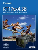 Canon KT17ex4.3B IRSE Brochure & Specs предпросмотр