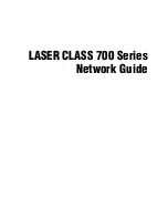 Preview for 2 page of Canon Laser Class 700 Series Network Manual