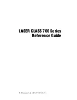 Preview for 2 page of Canon Laser Class 700 Series Reference Manual