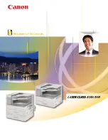 Canon Laser Class 830i User Manual preview