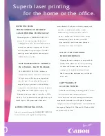 Preview for 3 page of Canon Laser Shot LBP-1120 Specifications