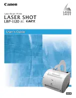 Canon Laser Shot LBP-1120 User Manual предпросмотр