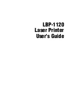 Предварительный просмотр 2 страницы Canon Laser Shot LBP-1120 User Manual