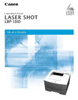 Canon Laser Shot LBP-1310 User Manual предпросмотр