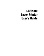 Предварительный просмотр 2 страницы Canon Laser Shot LBP-2900 User Manual