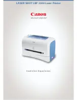 Preview for 1 page of Canon Laser Shot LBP3200 Specifications