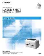 Canon LASER SHOT LBP3210 User Manual предпросмотр