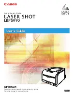 Предварительный просмотр 1 страницы Canon Laser Shot LBP5970 User Manual