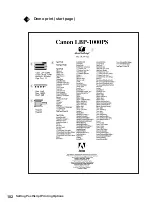 Предварительный просмотр 110 страницы Canon LBP-1000 User Manual