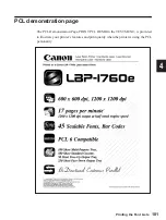 Предварительный просмотр 109 страницы Canon LBP 1760 - B/W Laser Printer User Manual