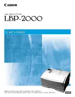 Canon LBP-2000 User Manual предпросмотр