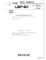 Предварительный просмотр 3 страницы Canon LBP-8 Mark IV Parts Catalog