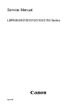 Preview for 1 page of Canon LBP3010 Series Service Manual