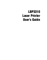 Preview for 2 page of Canon LBP3310 User Manual