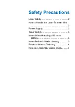 Preview for 8 page of Canon LBP351 Series Service Manual