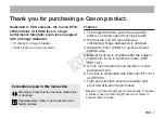 Предварительный просмотр 2 страницы Canon LEF7020028CA Instructions Manual