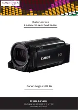 Preview for 1 page of Canon Legira HFR76 Quick Manual