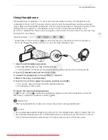 Preview for 73 page of Canon Legria HF G25 Instruction Manual