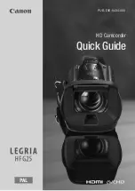Canon Legria HF G25 Quick Manual preview