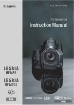 Canon LEGRIA HF M506 Instruction Manual preview